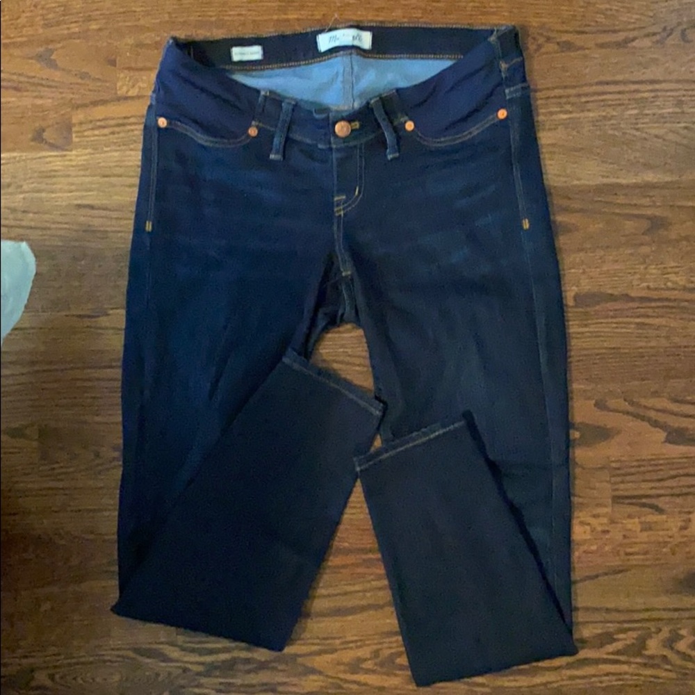 Madewell maternity side panel stretch jeans